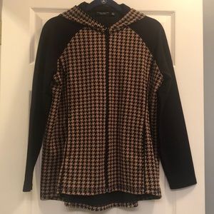 Susan Graver hooded jacket M